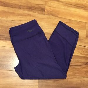 Saucony workout pants XL Purple